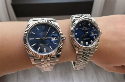 rolex watch sizes